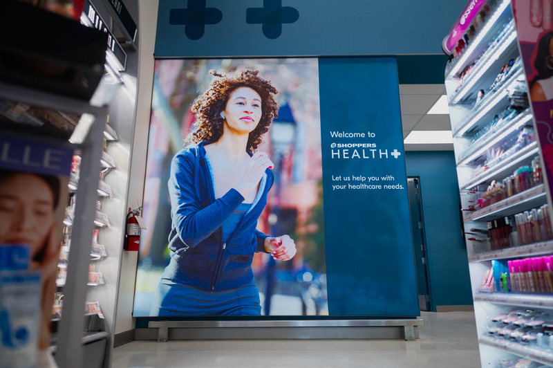 In-store signs and banners