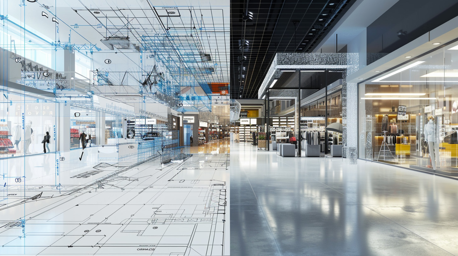 Retail environment digital twin transformation